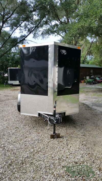 Quality Cargo 6x12 TA Trailer - Black, Double Doors, Side Door, Extra Height - Image 11