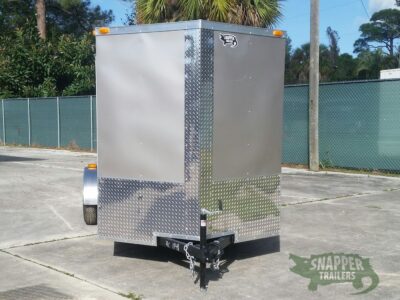 Quality Cargo 6x14 SA Trailer - Champagne, Ramp, Side Door, Extra Height - Image 14