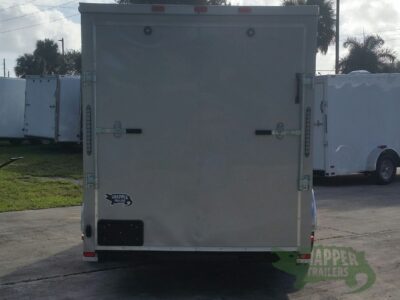 Quality Cargo 6x14 SA Trailer - Champagne, Ramp, Side Door, Extra Height - Image 7