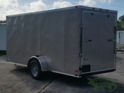 Quality Cargo 6x14 SA Trailer - Champagne, Ramp, Side Door, Extra Height - Image 5