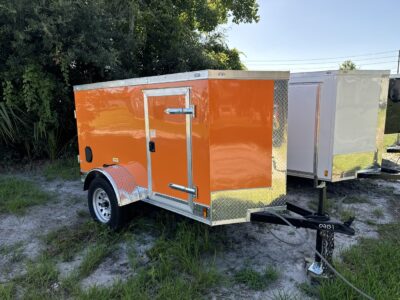 Douglas Trailers  4x8SA - Org, SD, RV, ATP Fenders, Semi-Screwless, 6 ATP Wrap
