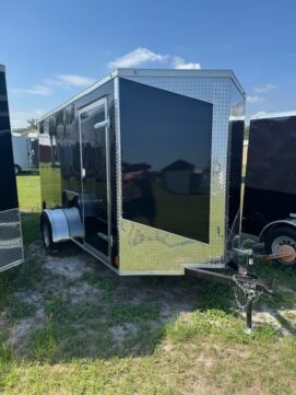 Douglas Trailers  6x12SAL - Blk .080 Poly, R, RV, +3 Height