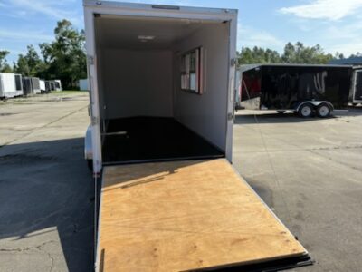 Freedom Trailers  7x16TA2L - Wh, R, RVBL, +12 Height, 1x3x5 Conc Door w GlassScreens - Image 5