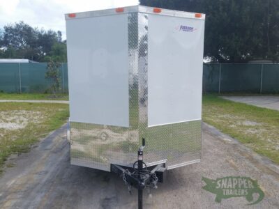 Freedom Trailers 6x12 TA Trailer - White, Double Doors, Side Door, Extra Height - Image 14