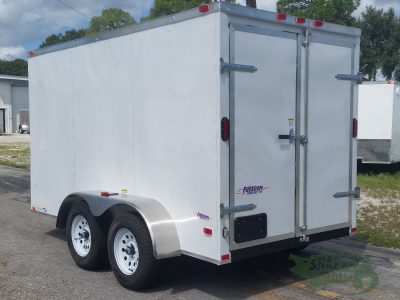 Freedom Trailers 6x12 TA Trailer - White, Double Doors, Side Door, Extra Height - Image 5