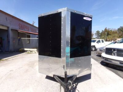 Freedom Trailers 6x14 SA Trailer - Black, Ramp, Side Door, Extra Height - Image 7
