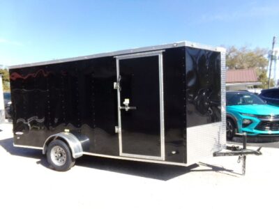 Freedom Trailers 6x14 SA Trailer - Black, Ramp, Side Door, Extra Height - Image 6