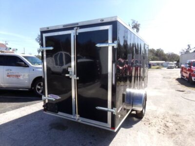 Freedom Trailers 6x14 SA Trailer - Black, Ramp, Side Door, Extra Height - Image 4