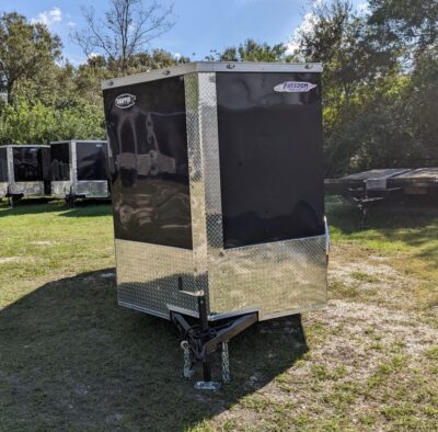 Freedom Trailers 6x14 SA Trailer - Black, Ramp, Side Door, Extra Height - Image 10