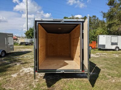 Freedom Trailers 6x14 SA Trailer - Black, Ramp, Side Door, Extra Height - Image 5