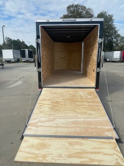 Freedom Trailers 6x14 SA Trailer - Black, Ramp, Side Door, Extra Height - Image 5