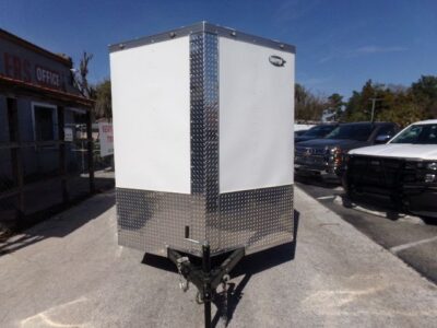 Freedom Trailers 6x14 SA Trailer - White, Double Doors, Side Door, Extra Height - Image 6