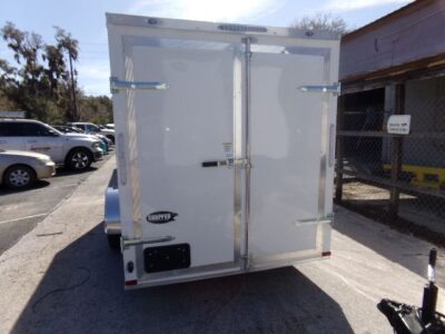 Freedom Trailers 6x14 SA Trailer - White, Double Doors, Side Door, Extra Height - Image 4
