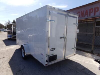 Freedom Trailers 6x14 SA Trailer - White, Double Doors, Side Door, Extra Height - Image 3