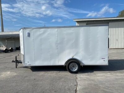 Freedom Trailers 6x14 SA Trailer - White, Double Doors, Side Door, Extra Height - Image 3