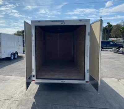 Freedom Trailers 6x14 SA Trailer - White, Double Doors, Side Door, Extra Height - Image 5