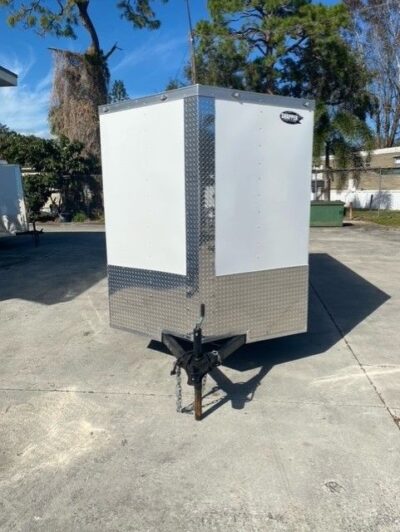 Freedom Trailers 6x14 SA Trailer - White, Ramp, Side Door, Extra Height - Image 10