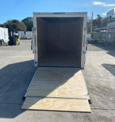 Freedom Trailers 6x14 SA Trailer - White, Ramp, Side Door, Extra Height - Image 5