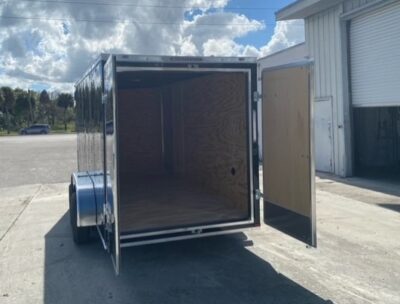 Freedom Trailers 6x14 TA Trailer - Black, Ramp, Side Door, Extra Height - Image 4