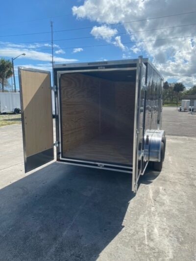 Freedom Trailers 6x14 TA Trailer - Black, Ramp, Side Door, Extra Height - Image 7