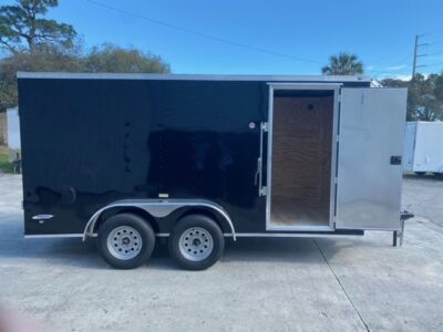 Freedom Trailers 6x14 TA Trailer - Black, Ramp, Side Door, Extra Height - Image 8