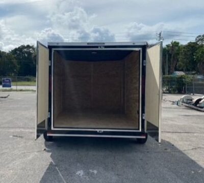 Freedom Trailers 7x12 SA Trailer - Black, Ramp, Side Door, Brakes, Extra Height - Image 4