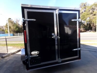 Freedom Trailers 7x12 SA Trailer - Black, Ramp, Side Door, Brakes, Extra Height - Image 3