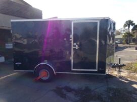 Freedom Trailers  7x12SABL - Blk, DD, RVBL, +3 Height