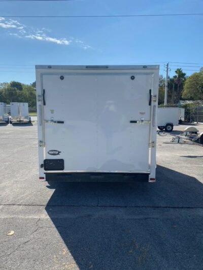 Freedom Trailers 7x12 SA Trailer - White, Ramp, Side Door, Brakes, Extra Height - Image 10