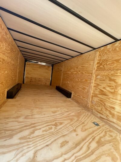 Diamond Cargo 8.5x24 TA Trailer - Black, Ramp, Side Door, D-Rings - Image 3