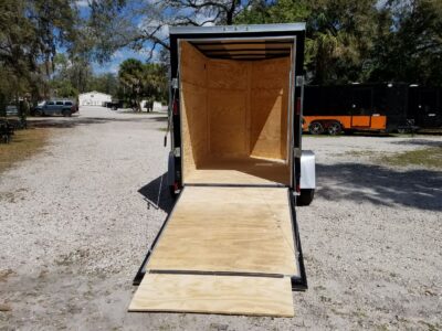 Diamond Cargo 5x8 SA Trailer - Black, Ramp, Side Door, Extra Height - Image 8