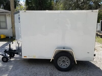Diamond Cargo 5x8 SA Trailer - White, Ramp, Insulated - Image 12