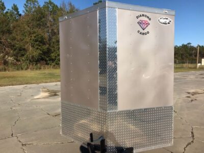 Diamond Cargo 6x12 SA Trailer - Beige, Ramp, Side Door, Extra Height - Image 16