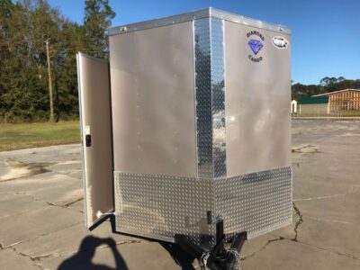 Diamond Cargo 6x12 SA Trailer - Beige, Ramp, Side Door, Extra Height - Image 14