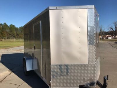 Diamond Cargo 6x12 SA Trailer - Beige, Ramp, Side Door, Extra Height - Image 15