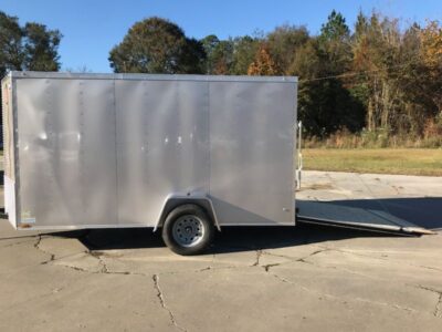 Diamond Cargo 6x12 SA Trailer - Beige, Ramp, Side Door, Extra Height - Image 3
