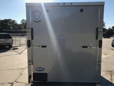 Diamond Cargo 6x12 SA Trailer - Beige, Ramp, Side Door, Extra Height - Image 8