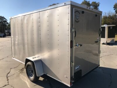 Diamond Cargo 6x12 SA Trailer - Beige, Ramp, Side Door, Extra Height - Image 6