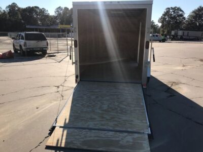 Diamond Cargo 6x12 SA Trailer - Beige, Ramp, Side Door, Extra Height - Image 7