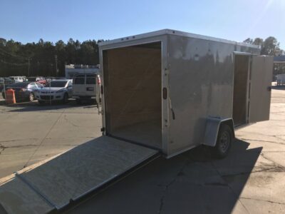 Diamond Cargo 6x12 SA Trailer - Beige, Ramp, Side Door, Extra Height - Image 9