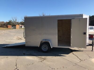 Diamond Cargo 6x12 SA Trailer - Beige, Ramp, Side Door, Extra Height - Image 11