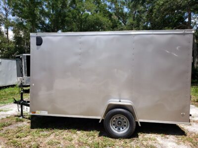 Diamond Cargo 6x12 SA Trailer - Beige, Ramp, Side Door, Extra Height, Insulated - Image 5