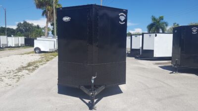Diamond Cargo 6x12 SA Trailer - Black, Ramp, Side Door, Extra Height, Blackout - Image 13