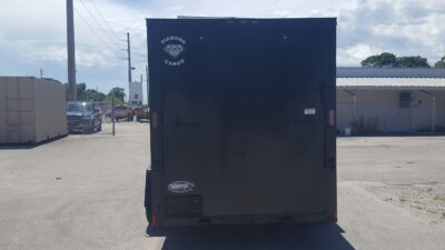 Diamond Cargo 6x12 SA Trailer - Black, Ramp, Side Door, Extra Height, Blackout - Image 6