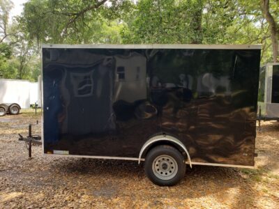 Diamond Cargo 6x12 SA Trailer - Blk, Ramp, Side Door, Extra Height - Image 11