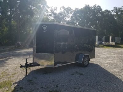 Diamond Cargo 6x12 SA Trailer - Black, Ramp, Side Door, Extra Height, Insulation - Image 16