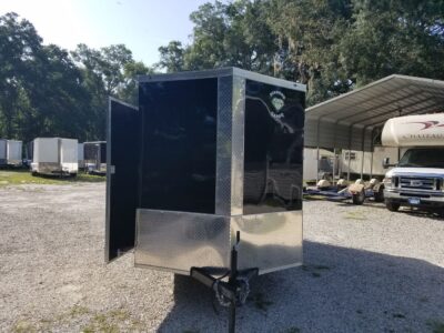 Diamond Cargo 6x12 SA Trailer - Black, Ramp, Side Door, Extra Height, Insulation - Image 14