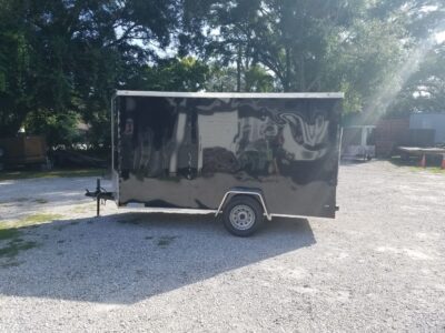 Diamond Cargo 6x12 SA Trailer - Black, Ramp, Side Door, Extra Height, Insulation - Image 11