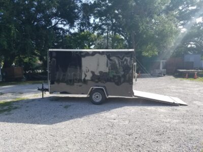 Diamond Cargo 6x12 SA Trailer - Black, Ramp, Side Door, Extra Height, Insulation - Image 10