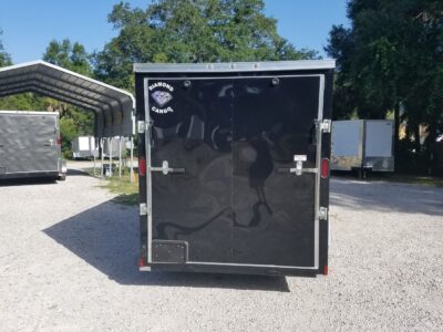 Diamond Cargo 6x12 SA Trailer - Black, Ramp, Side Door, Extra Height, Insulation - Image 9